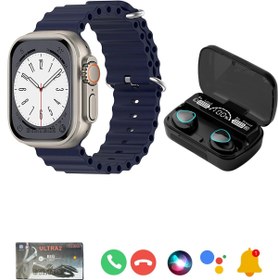 Resim BYRTECH Watch Ultra 2 T10 Ultra 2 Akıllı Saat + Powerbank Kutulu Earbuds M10 Bluetooth Kulaklık İkili Paket 