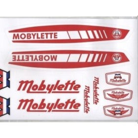 Resim A4 Çıkartma Mobilet Kırmızı Üniversal Etiket Seti 