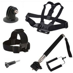 Resim Sjcam Sj4000 Aksiyon Kamera 6 Parça Aksesuar Başlangıç Set St006 