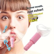 Resim 1 Adet Pembe Yetişkinler İçin Nefes Alma Eğitmeni - Zayıflama & Akciğer Kapasitesi Artırma, Karın Egzersiz Aracı, PP Malzeme, Pilsiz, Vücut Şekillendirme & Yüz Kaldırma İçin Çift Ölçüm İşaretleri, Nefes Egzersiz Cihazı 