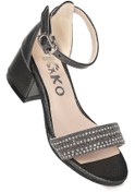 Resim Kiko Kids Elinor Vakko Günlük Kız Çocuk 3 Cm Topuklu Sandalet Abiye Ayakkabı 