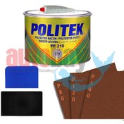 Resim Politek Polyester Çelik Macun Sarı 500 GR 