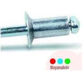 Resim Alüminyum Pop Perçin Havşa Kafa 3.2x10 Mm - 1000 Adet 