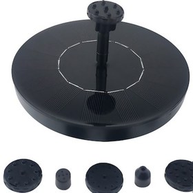 Resim Yaozixa Güneş Enerjili Kuş Banyosu Ve Gölet Çeşmesi - 6 Farklı Püskürtme Başlığı İle Taşınabilir Su Pompası 