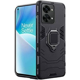 Resim Oneplus Nord 2T Batman Serisi Yüzük Standli Armor Kilif-Siyah 559515668 
