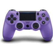 Resim 4. Nesil Ps4 Konsolu Kablosuz Bluetooth Oyun Kumandası Işıklı Ps4 Şarj Kumandası Mor 