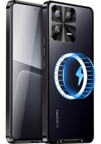 Resim Xiaomi 13 Magsafe Manyetik Buzlu Metal Telefon Kılıfı 