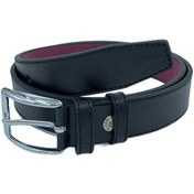 Resim Siyah Çocuk Boy Suni Deri Dikişli Model 3 Cm.lik Garson Klasik Kemer - G1-22k 001 