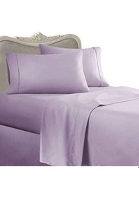 Resim Tek Kişilik Lila Renk Pamuk Nevresim Takımı Çok Renkli 