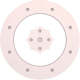 Resim MOTİFPİYER Motifli Tavan Göbegi Led Spotlu Tmg -duz-cap 160cm 