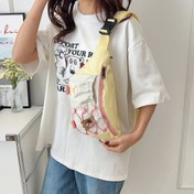 Resim 1 Yeni Dumpling Çantası Kontrast Renk Askılı Zarif El Çantası Yüksek Kaliteli Omuz Çapraz Çanta Kadınlar İçin - Kadınlar İçin Ayarlanabilir Askılı ve Fermuarlı Bel ve Göğüs Çantası 