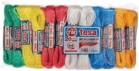 Resim Temsan 20 Metre Naylon Çamaşır İpi 24'lü 