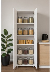 Resim Stillmobilya %100 Mdf 170x35 Çok Amaçlı Dolap Beyaz 