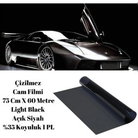 Resim Guard Çizilmez Cam Filmi 75 Cm X 60 Metre Light Black Açık Siyah %35 Koyuluk 1 PL 