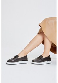 Resim Valmenti Olympe Kadın Siyah Floter Hakiki Deri Loafer Ayakkabı 902 1050 Bn Ayk Y23 Siyah 