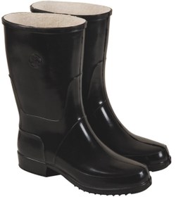 Resim ARISAN Yünlü Siyah Uzun Diz Altı Su Geçirmez Bahçe Inşaat Balıkçı Çizme 