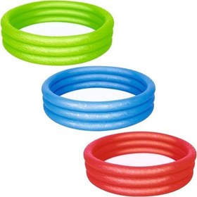 Resim Bestway Renkli Şişme Çocuk Havuzu 122x25cm Çok Renkli 