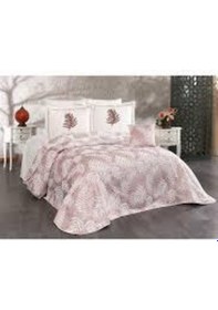 Resim Palmiye 7 Parçalı Gelin Pike Takımı Çift Kişilik Kiremit Kiremit 