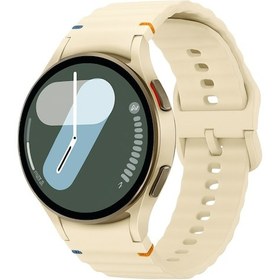 Resim Huawei Watch Gt4 Gt5 41mm Gt5 Pro 42mm Üniversal Akıllı Saat 18mm Kordon Dekoratif Örgü Çizgili Spor Silikon Kayış 