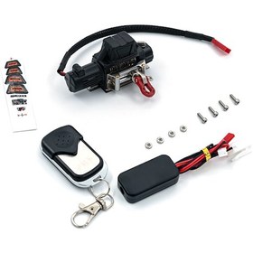 Resim Tenfowee Rc Araçları İçin Evrensel Alüminyum Çekiç + Kumanda Seti Siyah, Tamiya Soketi - 1/10 1/8 Traxxas Trx-4 Scx10 D90 Km2 Uyumlu 