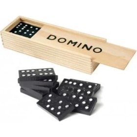Resim Kuzgun Ticaret Ahşap Domino Seti 