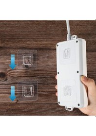 Resim Geçmeli Klips Eşya Sabitleme Askısı 6lı Set Çok Renkli 