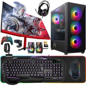 Resim Turbox TX5040 Intel Core I5 9400F 16GB 1tb SSD 6gb GTX1660TI 23.6 Curved Freedos Oyuncu Bilgisayarı 