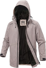 Resim Ghassy Co Erkek Rüzgarlık/Yağmurluk Outdoor Omuz Detaylı Mevsimlik Füme Spor Ceket 