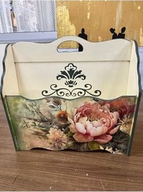 Resim Ariestasarım ÖZEL TASARIM AHŞAP GAZETELİK DERGİLİK 40 x 35 