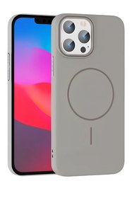Resim Joko iPhone 15 Pro Max Broş Magsafe Telefon Kılıfı - Titan Gri 