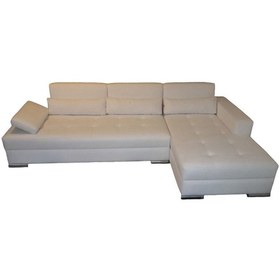 Resim 3A Mobilya White Leather Köşe Koltuk 230X90X80 CM 