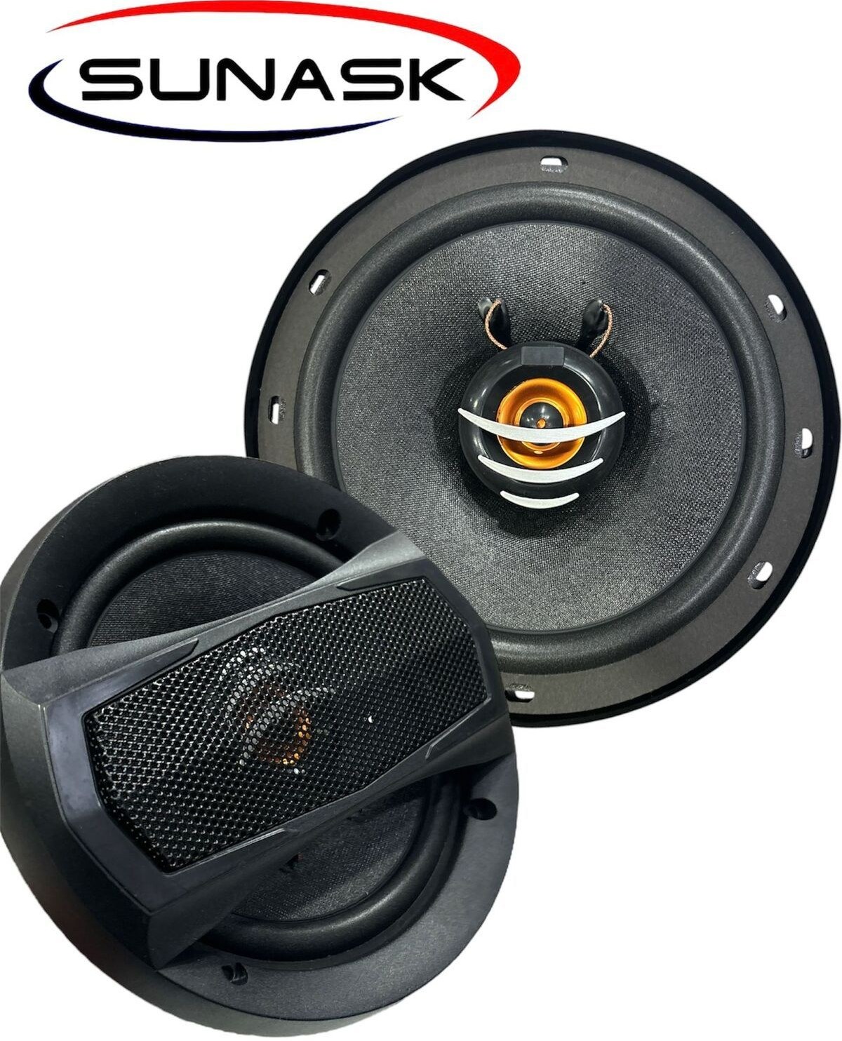 Sunask Sn-1697 Çifti 700 Watt 16cm Oto Hoparlör 2 Adet Kapaklıdır