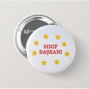 Resim Genç Box Sınıf Başkanı Çocuk Iğneli Rozet-2 Adet 