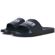 Resim Jack & Jones Erkek Jfwollıe Yazı Detaylı Terlik 12236477 Antrasit Antrasit 