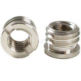 Resim Ayex 1/4" Tripod Vidasını 3/8" Dönüştürücü Vida Adaptörü ( 2 Adet ) 