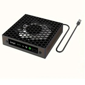 Resim Elmpaly Xbox Series X Soğutucu Fan Otomatik Hız Rgb Led Ekran Sessiz 3 Hız Siyah 