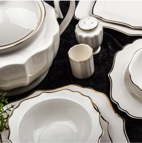 Resim Aryıldız Plus Porselen 60 Parca 12 Parça Yemek Takımı 