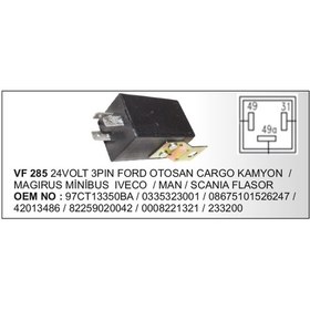 Resim Flasor 24V 3 Uclu Cargo 504628902- 