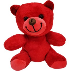 Resim MiraLive Kırmızı Peluş Oyuncak Ayıcık 