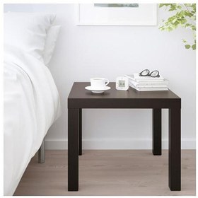 Resim IKEA Lack Yan Sehpa Mobilya - Venge Renk - 55x55 Cm 