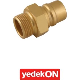 Resim Endüstriyel Çok Amaçlı Kullanım Otomatik Rekorlar Pirinç - İçi Boş - Erkek Uç 