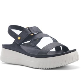 Resim Polaris 325571.Z 5FX Siyah Kadın Dolgu Topuk Sandalet 