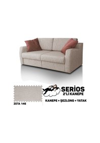 Resim Serios Şezlonglu Yataklı Kanepe - Zeta 146 