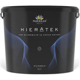 Resim Pamukkale Hieratek İpek Mat Silikonlu Tam Silinebilir İç Cephe Boyası 15 L 