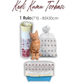 Resim Rosie Kedi Kumu Torbası 7 Adet 85 x 50 CM Büzgülü 