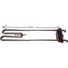 Resim Bosch Uyumlu Uzun Tip Rezistans Çamaşır Makinesi Rezistansı 