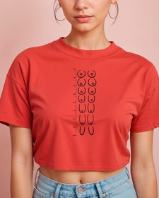 Resim Sarksan da dik dur! Crop Tişört 