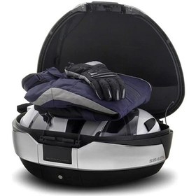 Resim Shad Sh48 Motosiklet Arka Çanta Titanium Topcase 48 Litre D0b48400 Siyah 