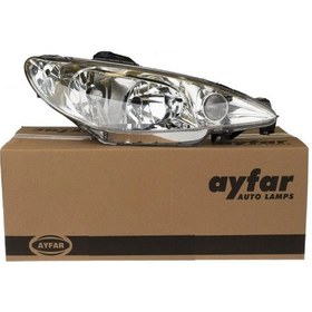 Resim Peugeot 206 Sağ Far Şeffat Tip Ayfar Marka 