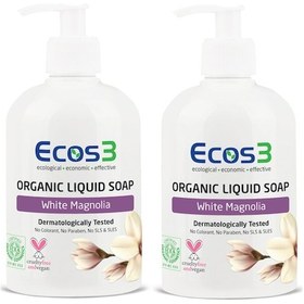 Resim Ecos3 Organik Beyaz Manolya Sıvı Sabun 500 ML x 2 